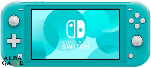 NINTENDO SWITCH LITE (KÉK) - FEKETE HARDBAG TOKKAL + SNIPER ELITE 4 JÁTÉK HASZNÁLT