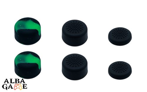 SERIES X IPEGA THUMB GRIPS KIT 6IN1 (FEKETE-ZÖLD) ÚJ