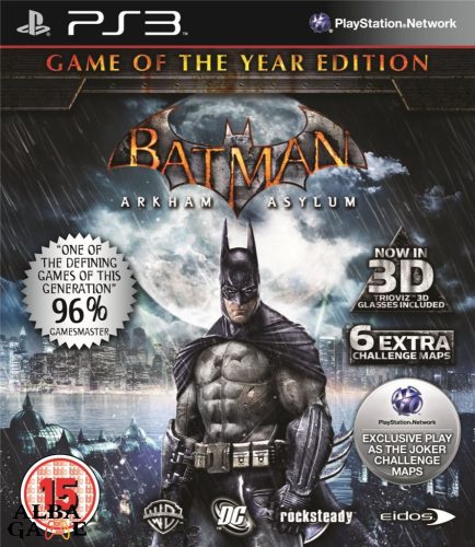 BATMAN - ARKHAM ASYLUM (GAME OF THE YEAR EDITION) HASZNÁLT