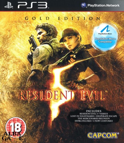 RESIDENT EVIL 5. GOLD EDITION HASZNÁLT