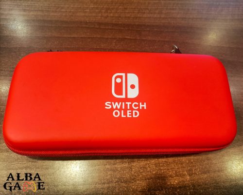 NINTENDO SWITCH OLED HARD BAG (PIROS) ÚJ