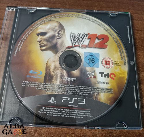 WWE 2K12 (CSAK LEMEZ) HASZNÁLT