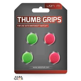 VENOM THUMB GRIPS (ZÖLD - RÓZSASZÍN) NINTENDO SWITCH
