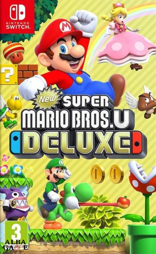 NEW SUPER MARIO BROS. U (DELUXE EDITION) (ANGOL NYELVŰ JÁTÉK - NÉMET BORÍTÓ) ÚJ