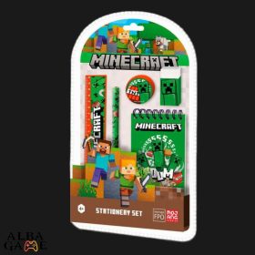 MINECRAFT BOOM ÍRÓSZER SZETT 5 DB-OS