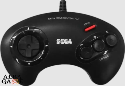 SEGA MEGA DRIVE KONTROLLER (FEKETE) HASZNÁLT