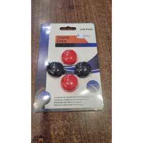 THUMB GRIP 2 PÁR (PIROS-FEKETE) ÚJ (PS4 ÉS XBOX ONE)
