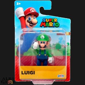 SUPER MARIO FIGURA -LUIGI (JAKKS) - ÚJ