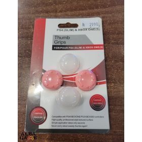THUMB GRIP 2 PÁR (PINK-FEHÉR)- ÚJ (PS4 ÉS XBOX ONE)