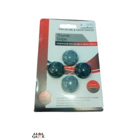 THUMB GRIP 2 PÁR (FEKETE-SZÜRKE) - ÚJ (PS4 ÉS XBOX ONE)