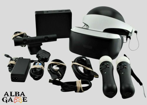 PS VR V2 SZETT (PS4) + 2 DB MOVE KONTROLLER - HASZNÁLT