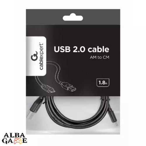 CABLEEXPERT USB C TO USB 2.0 KÁBEL (1.8 M)