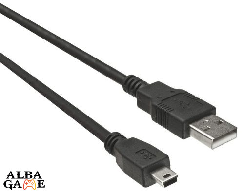 PREMIUM CORD USB TO USM-MINI KONTROLLER TÖLTŐ KÁBEL (2 M)